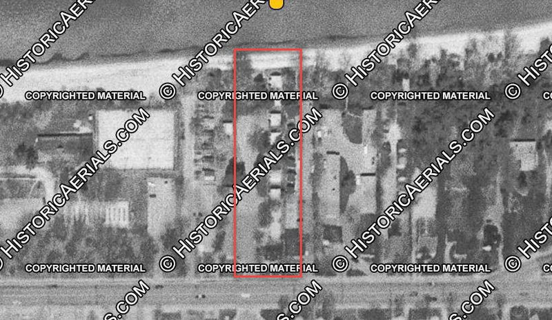 City Center Motel - 1977 Aerial (newer photo)